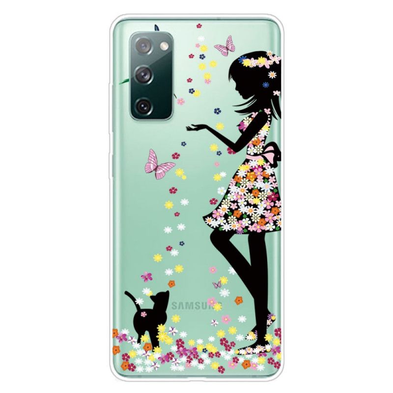 Cover Samsung Galaxy S20 FE Mobilcover Smukt Blomsterhoved