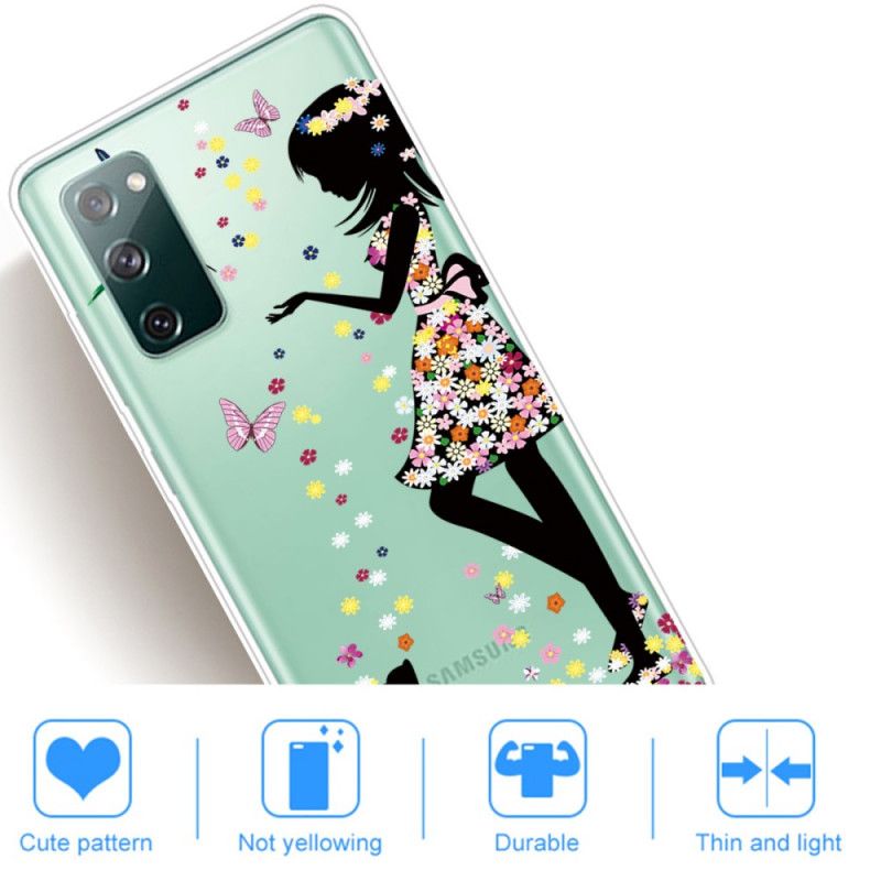 Cover Samsung Galaxy S20 FE Mobilcover Smukt Blomsterhoved