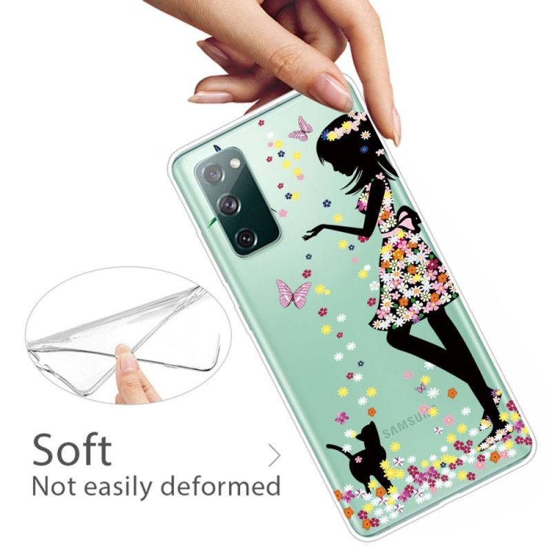 Cover Samsung Galaxy S20 FE Mobilcover Smukt Blomsterhoved