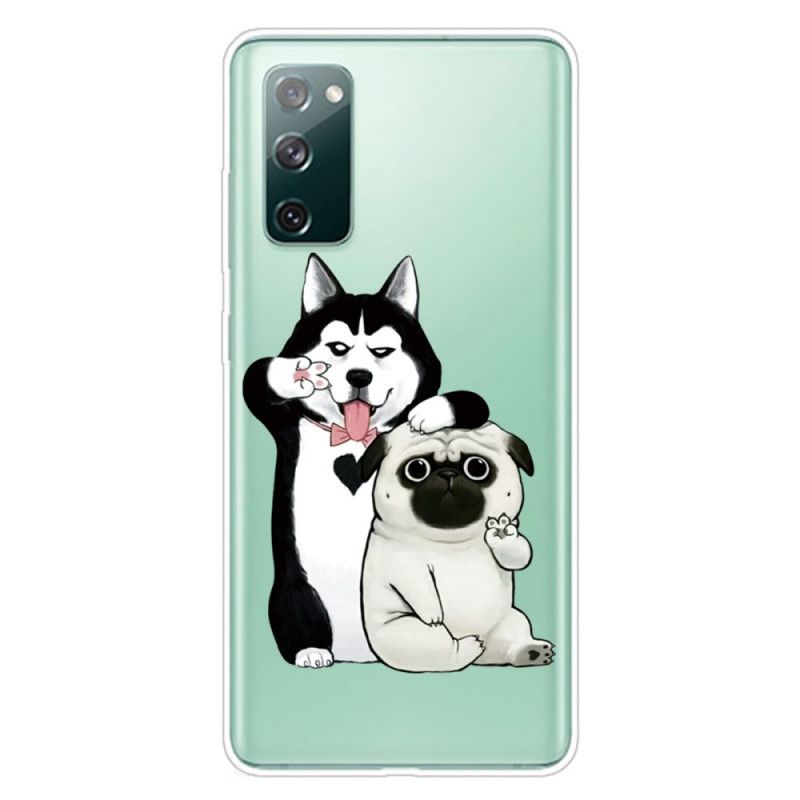 Cover Samsung Galaxy S20 FE Sjove Hunde Beskyttelse