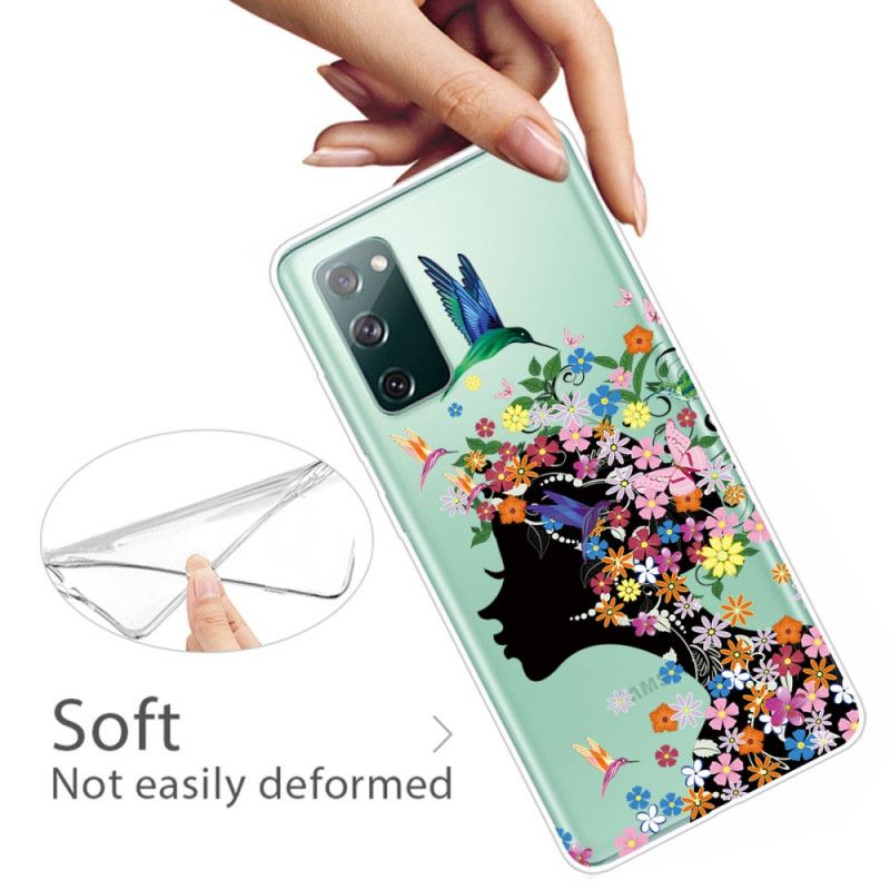 Cover Samsung Galaxy S20 FE Smukt Blomsterhoved