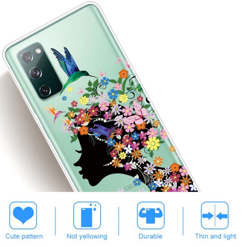 Cover Samsung Galaxy S20 FE Smukt Blomsterhoved