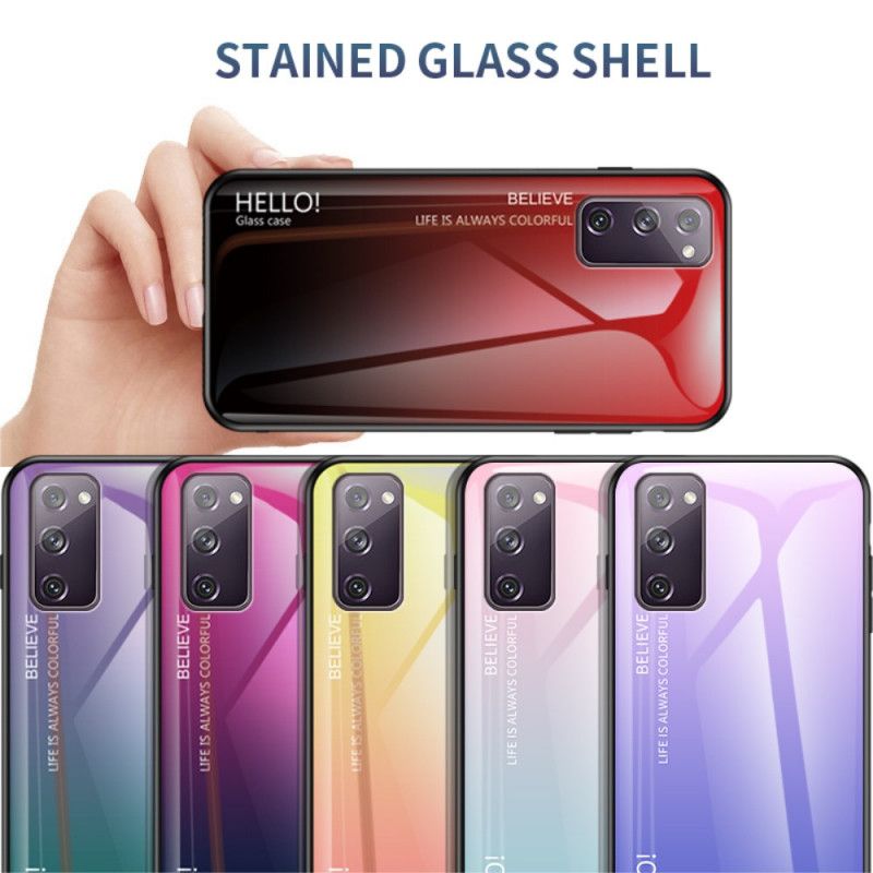 Cover Samsung Galaxy S20 FE Sort Hej Hærdet Glas