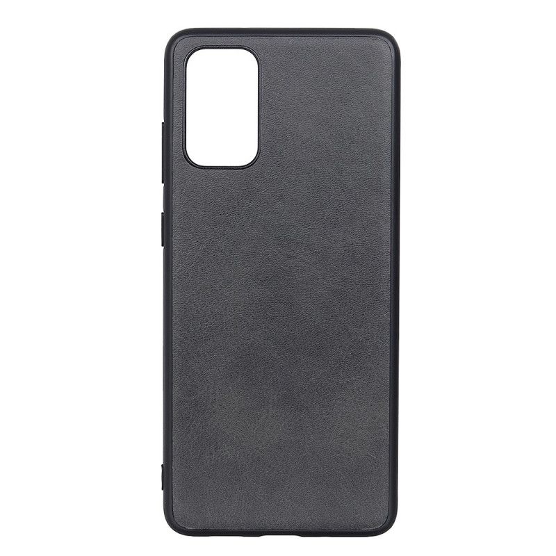 Cover Samsung Galaxy S20 FE Sort Læderstil Beskyttelse