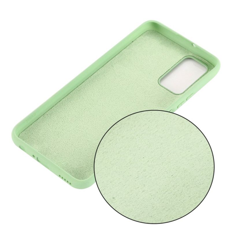 Cover Samsung Galaxy S20 FE Sort Mobilcover Flydende Silikone Design