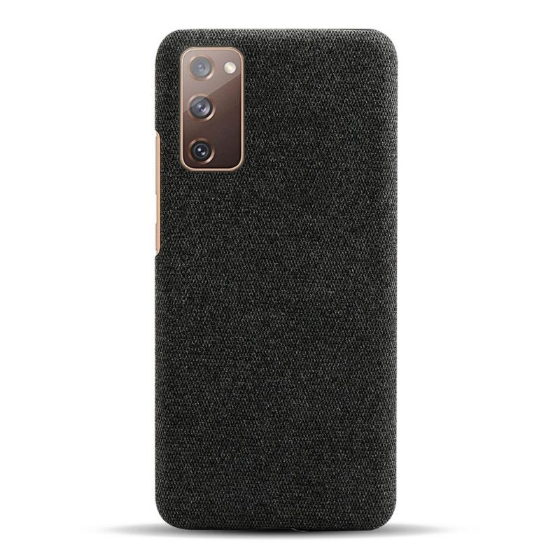 Cover Samsung Galaxy S20 FE Sort Stoftekstur