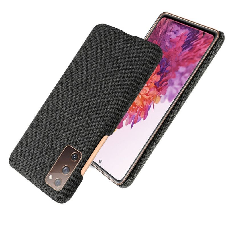 Cover Samsung Galaxy S20 FE Sort Stoftekstur