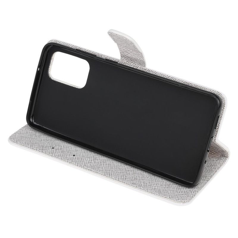 Flip Cover Læder for Samsung Galaxy S20 FE Diamant Sommerfugle Med Rem