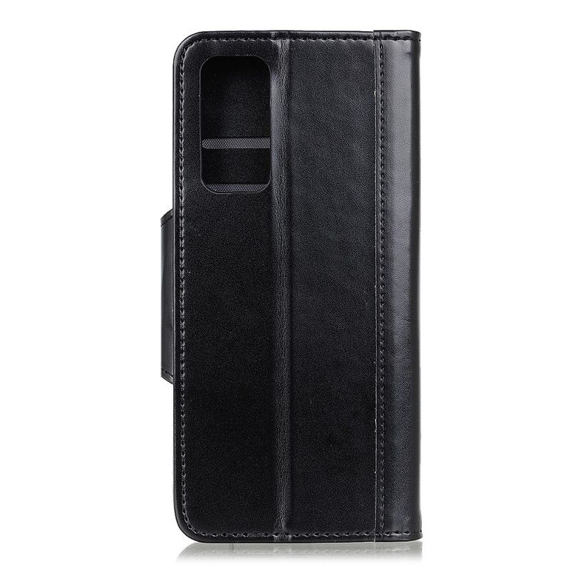 Flip Cover Læder for Samsung Galaxy S20 FE Sort Kunstlås Elegance Lås