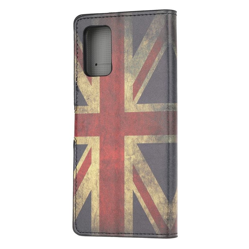 Flip Cover Læder Samsung Galaxy S20 FE Englands Flag