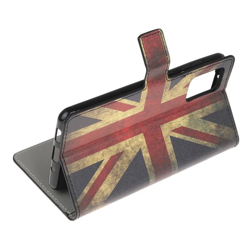 Flip Cover Læder Samsung Galaxy S20 FE Englands Flag