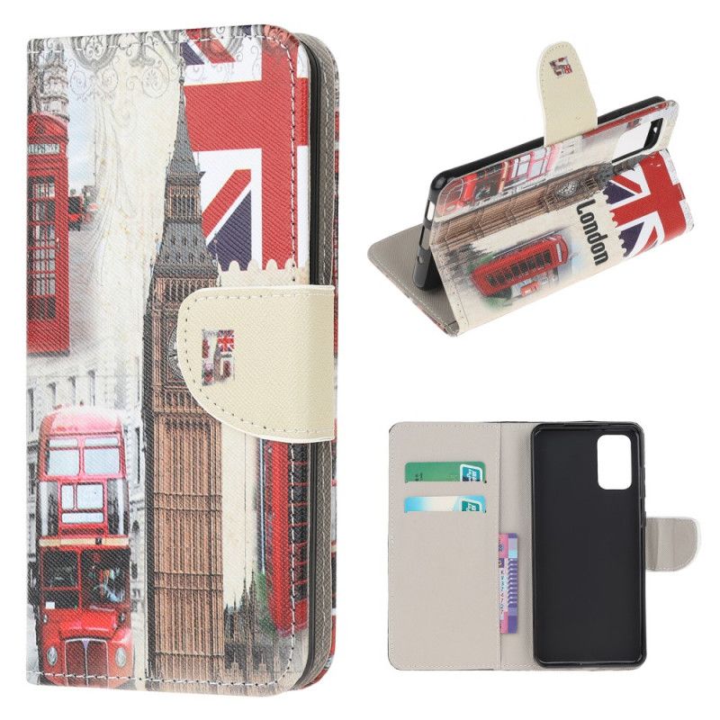 Flip Cover Læder Samsung Galaxy S20 FE London Liv Original