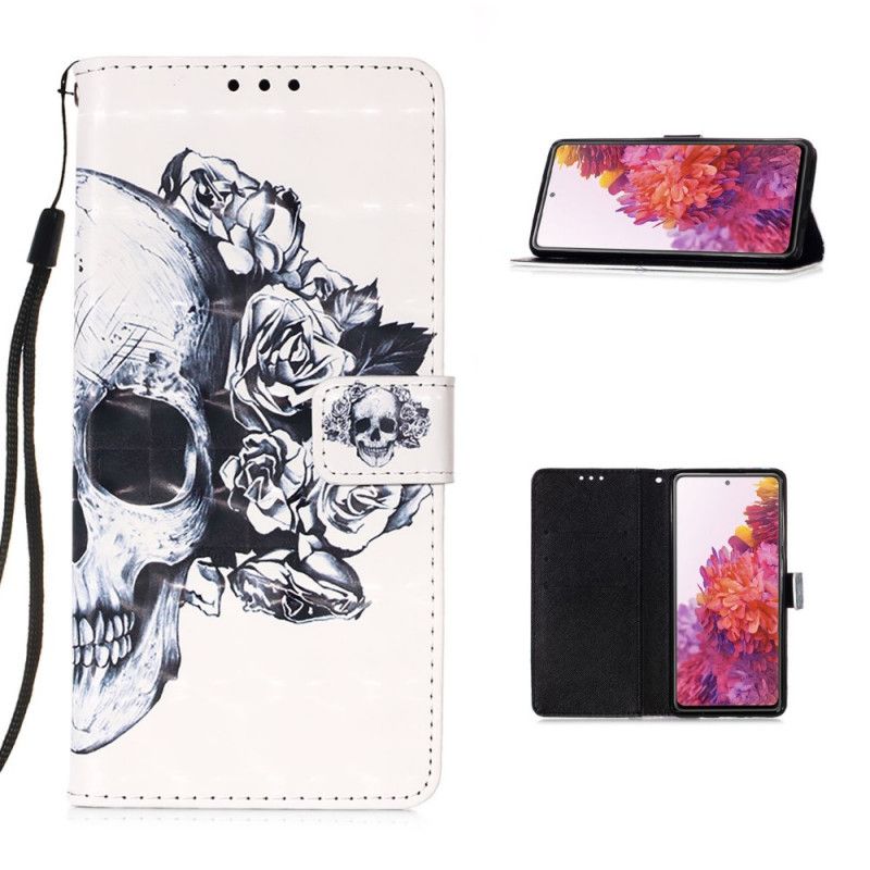 Flip Cover Samsung Galaxy S20 FE Blomstret Kranium