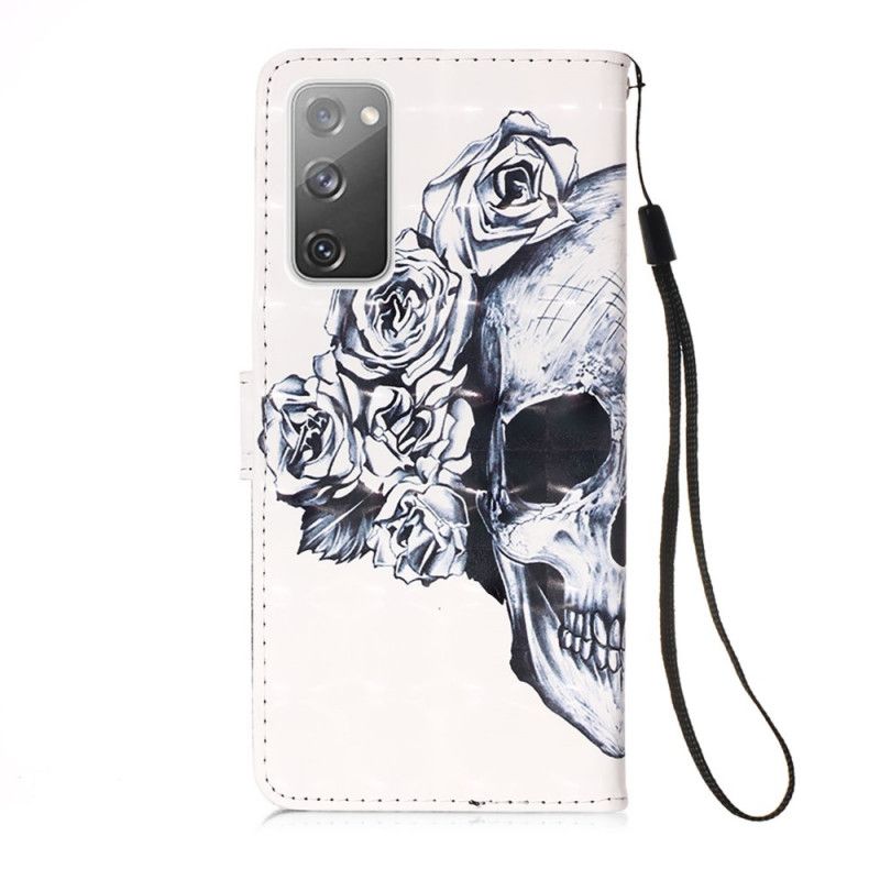 Flip Cover Samsung Galaxy S20 FE Blomstret Kranium