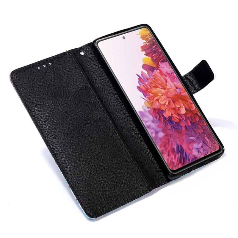 Flip Cover Samsung Galaxy S20 FE Blomstret Kranium