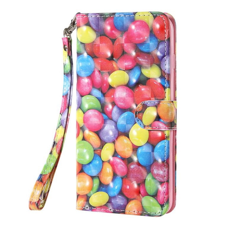 Flip Cover Samsung Galaxy S20 FE Mobilcover Lys Spot Candy Med Rem