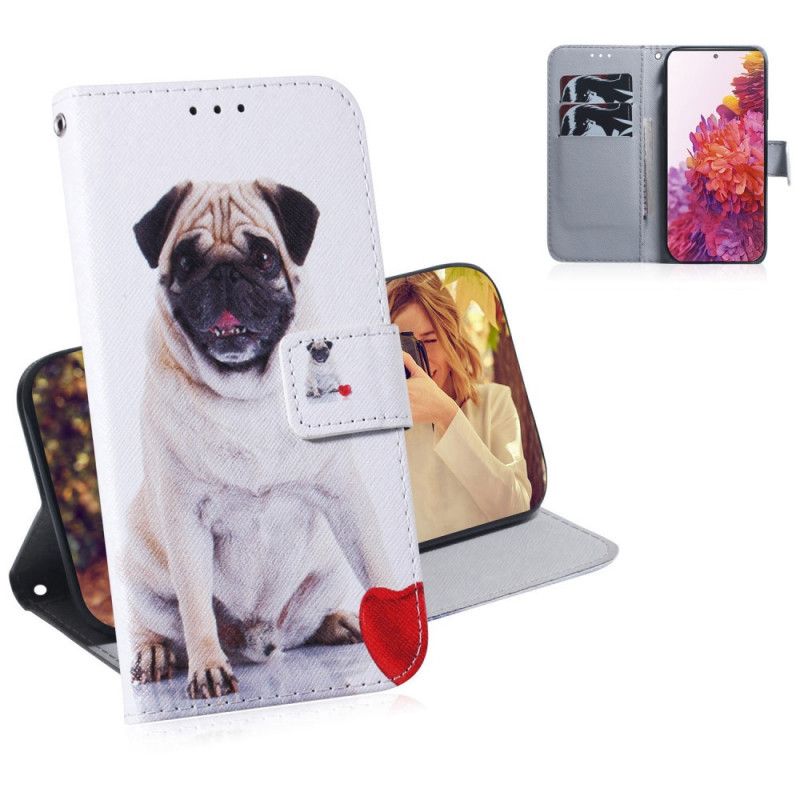 Flip Cover Samsung Galaxy S20 FE Mops Hund