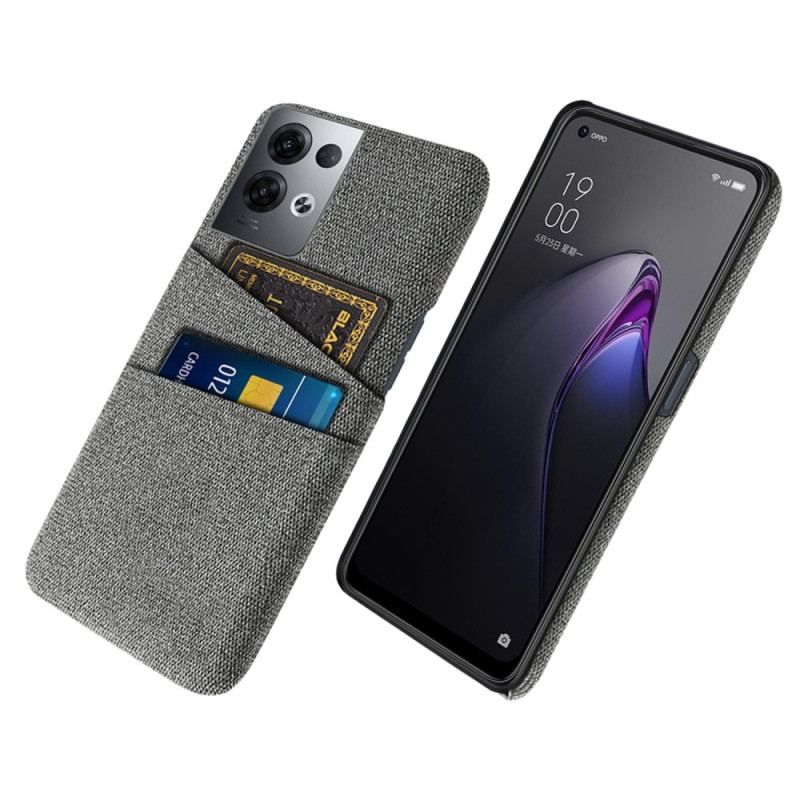 Cover Oppo Reno 8 Pro Kortholder Klud