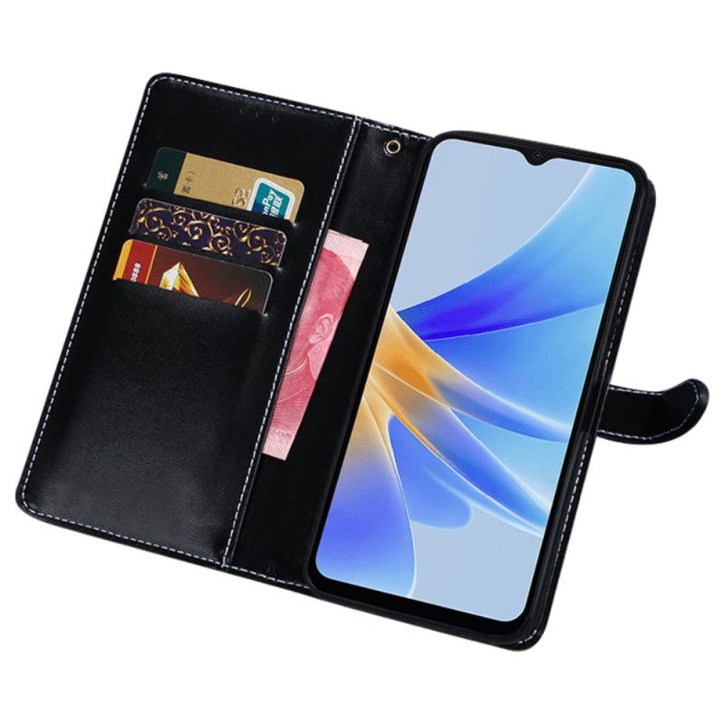 Flip Cover Oppo A98 5g Krokodille Idewei