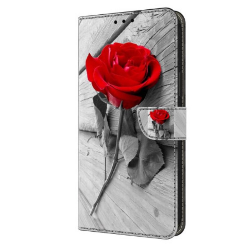 Flip Cover Oppo A98 5g Lyserød