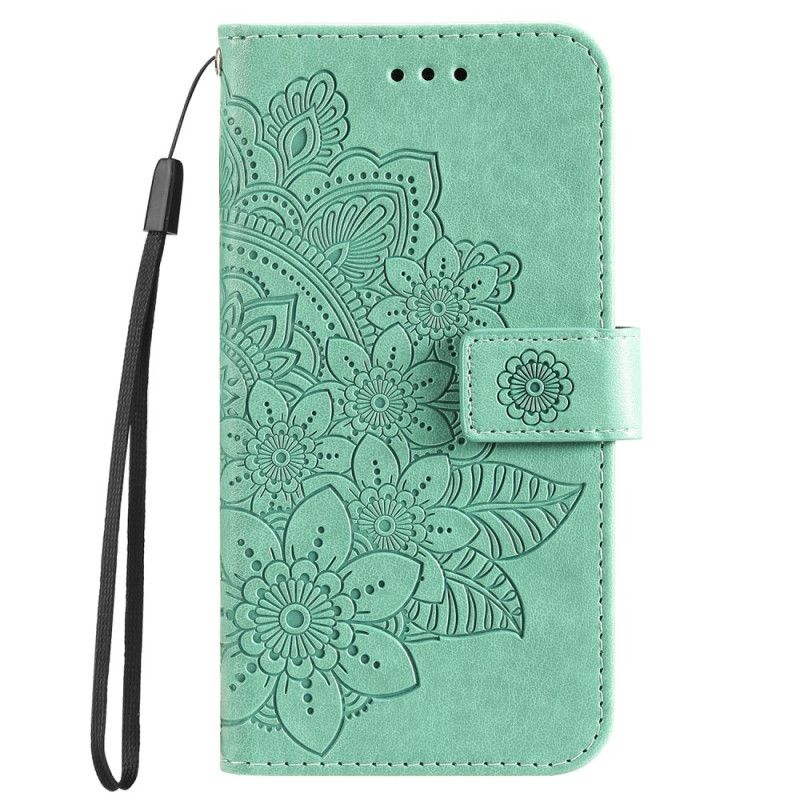 Læder Cover Oppo A98 5g Telefon Etui Mandala Print Med Rem