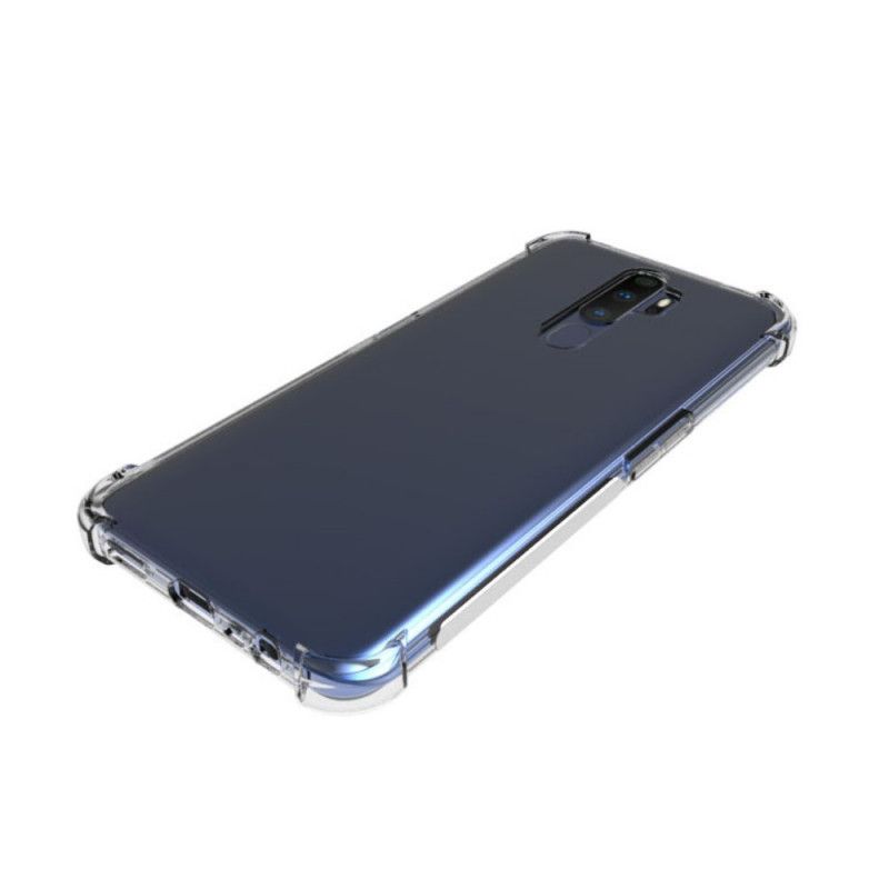 Cover Oppo A9 2020 Mobilcover Gennemsigtige Forstærkede Hjørner