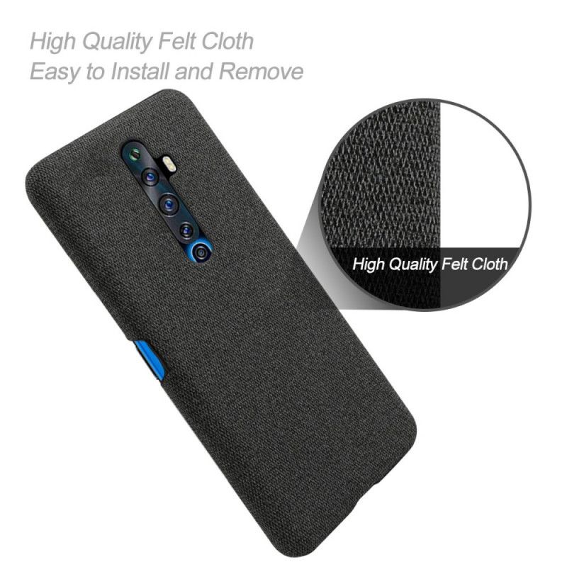 Cover Oppo Reno 2Z Grå Ksq Chic Stof