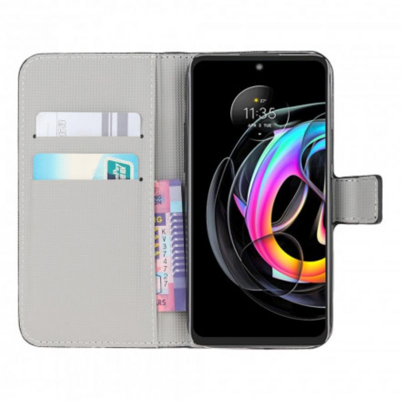 Flip Cover Motorola Edge 20 Lite Jeg Elsker Paris