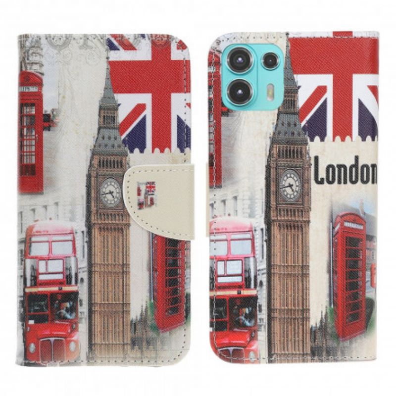 Flip Cover Motorola Edge 20 Lite London Life