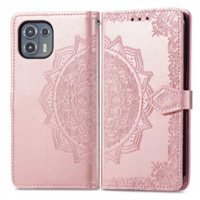 Flip Cover Motorola Edge 20 Lite Mandala Middelalder