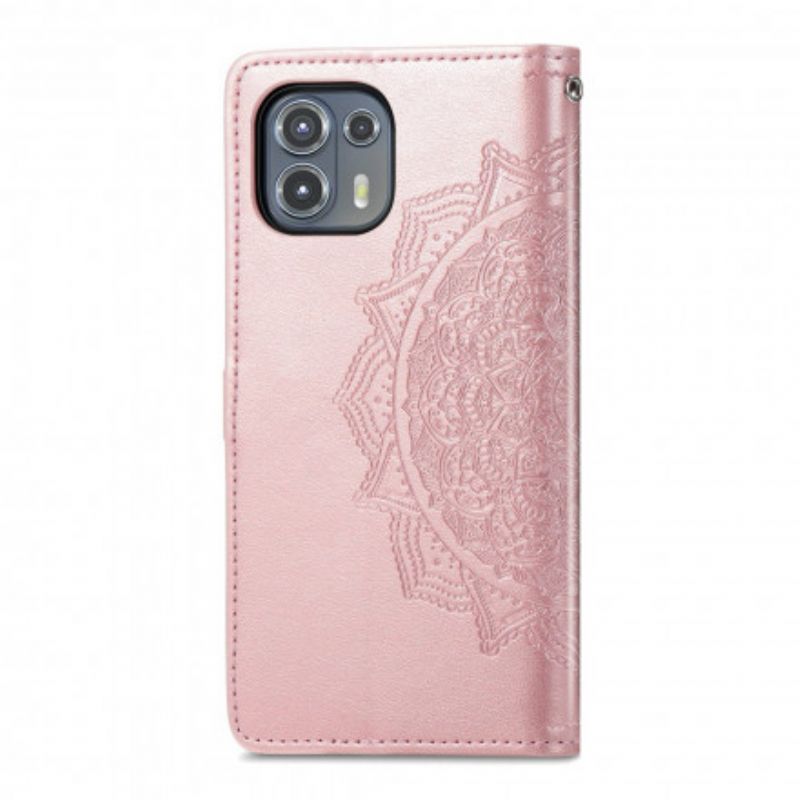 Flip Cover Motorola Edge 20 Lite Mandala Middelalder