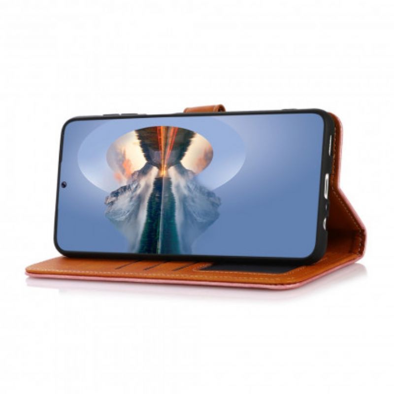 Flip Cover Motorola Edge 20 Lite Med Khazneh-strop