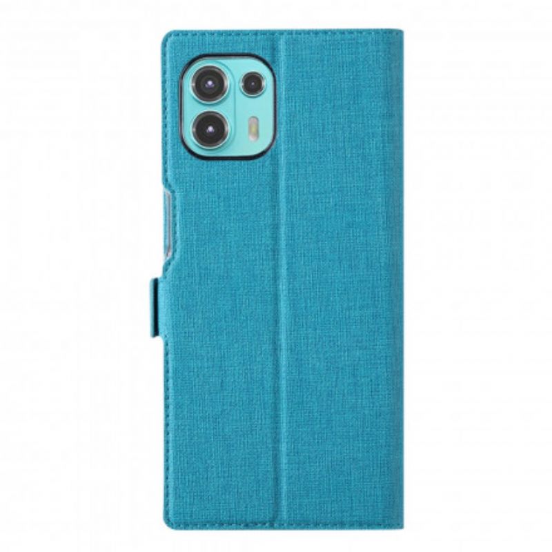 Flip Cover Motorola Edge 20 Lite Tekstureret Vili