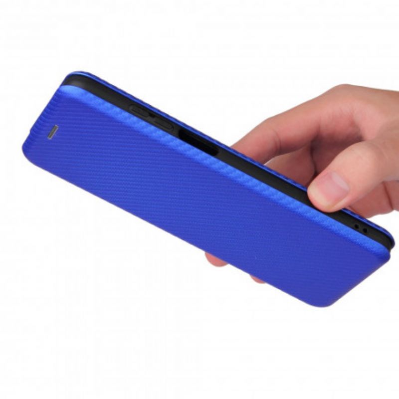 Flip Cover Til Motorola Edge 20 Lite Farvet Carbon Silikone