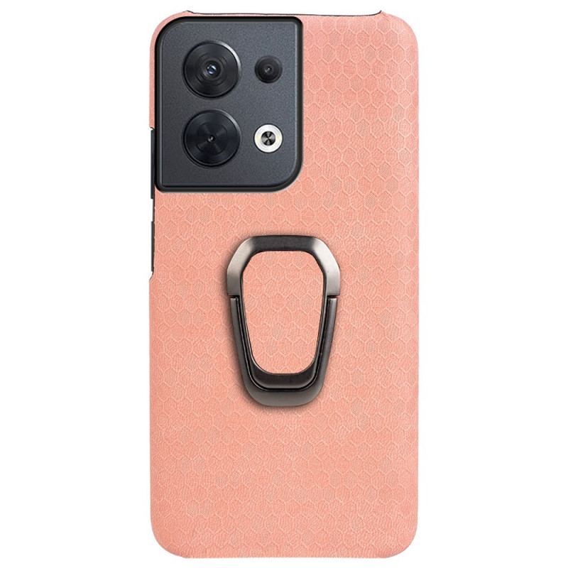 Cover Oppo Reno 8 Honeycomb Med Ring-støtte