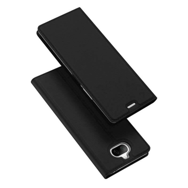 Læder Cover for Sony Xperia 8 Sort Dux Ducis Pro Serie Hud