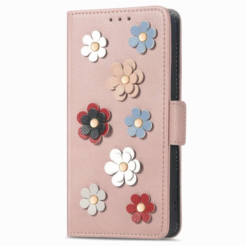 Flip Cover Xiaomi 12 Lite 3d Blomster