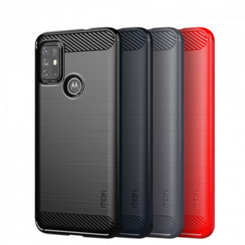 Cover Moto G30 / G10 Børstet Carbon Fiber Mofi