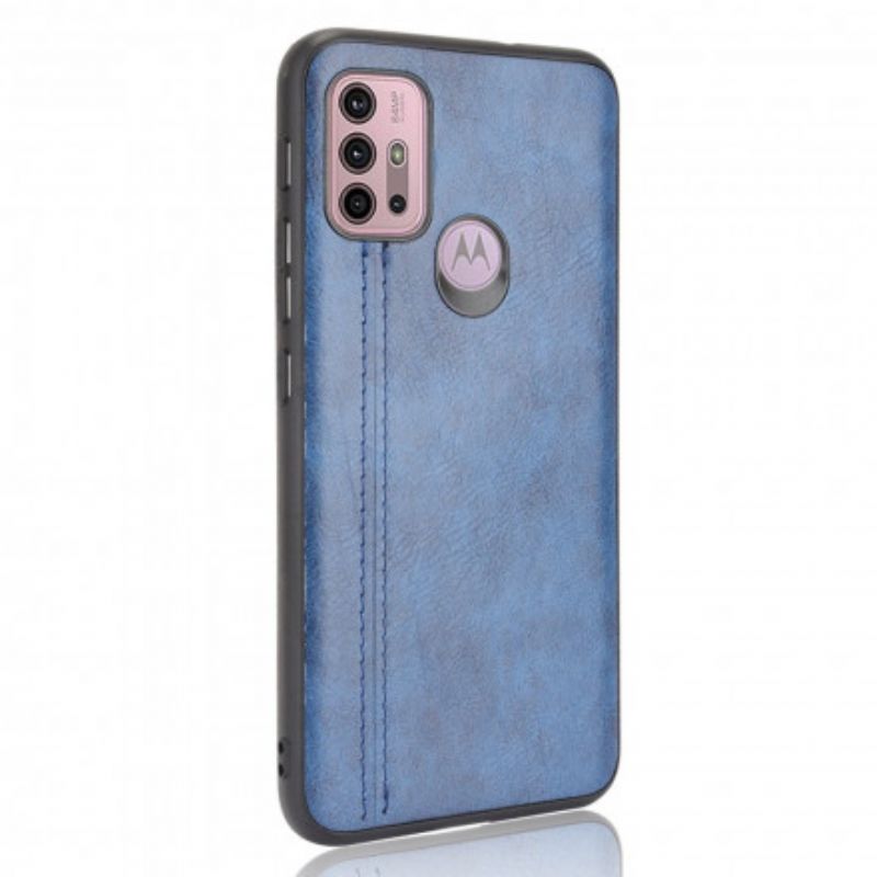 Cover Moto G30 / G10 Couture Lædereffekt