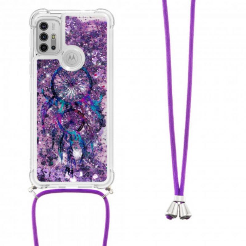 Cover Moto G30 / G10 Glitter Drawstring Dream Catcher