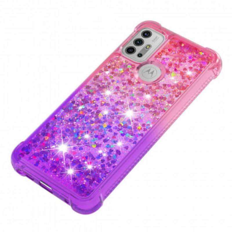 Cover Moto G30 / G10 Glitterfarver