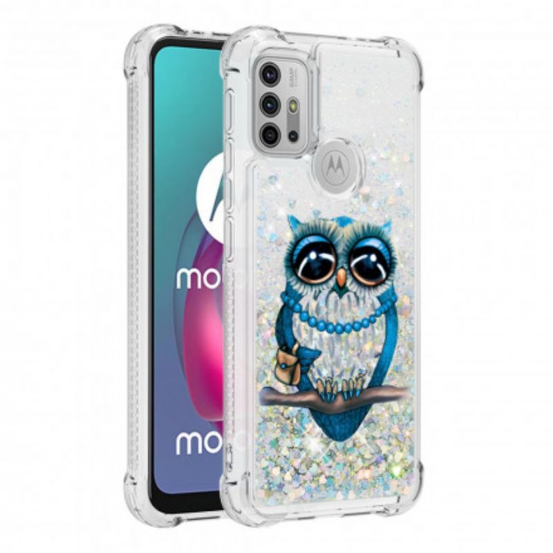 Cover Moto G30 / G10 Miss Glitter Owl