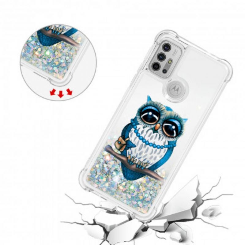 Cover Moto G30 / G10 Miss Glitter Owl