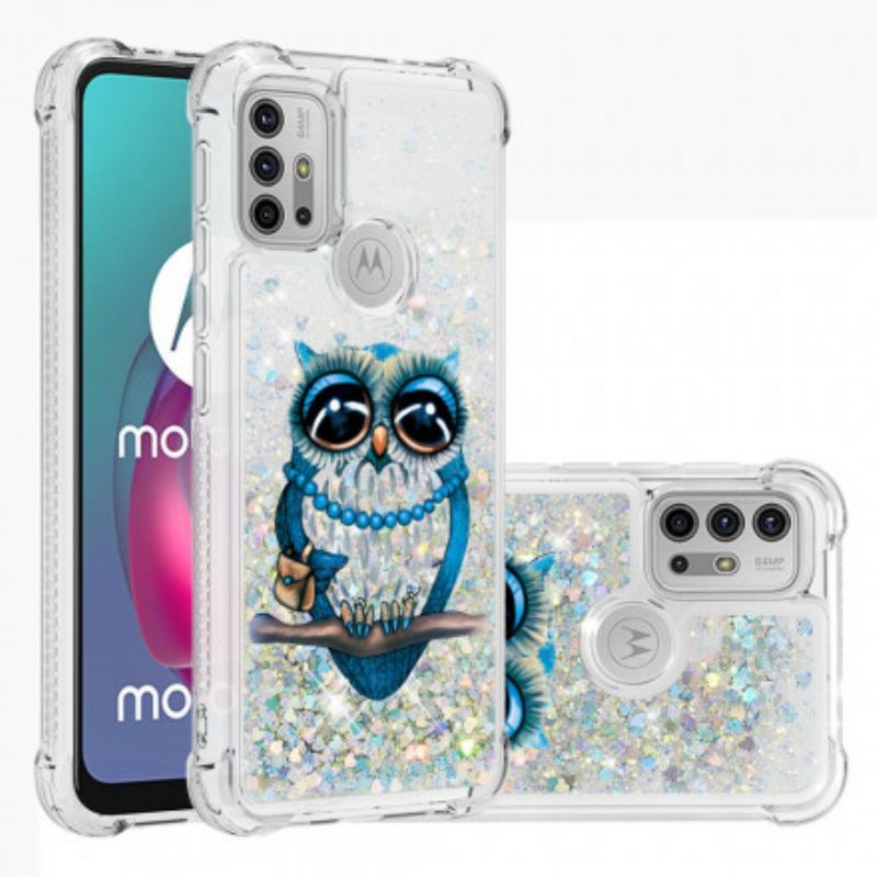 Cover Moto G30 / G10 Miss Glitter Owl