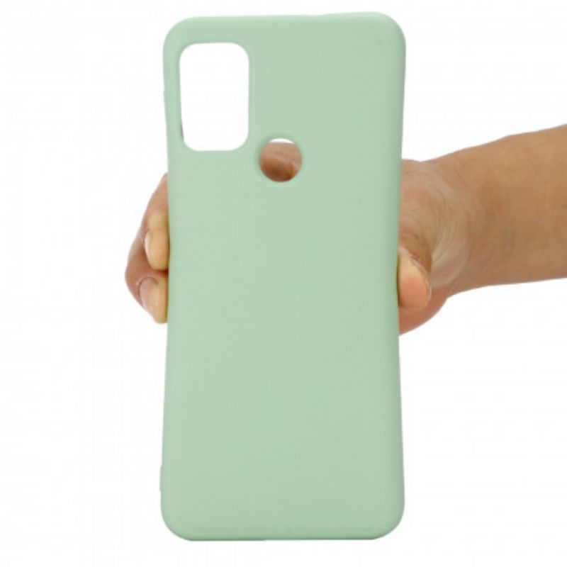 Cover Til Moto G30 / G10 Flydende Silikone Med Snor