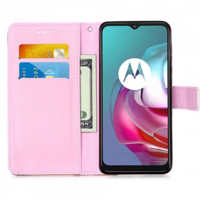 Flip Cover Moto G30 / G10 Panda Galaxy