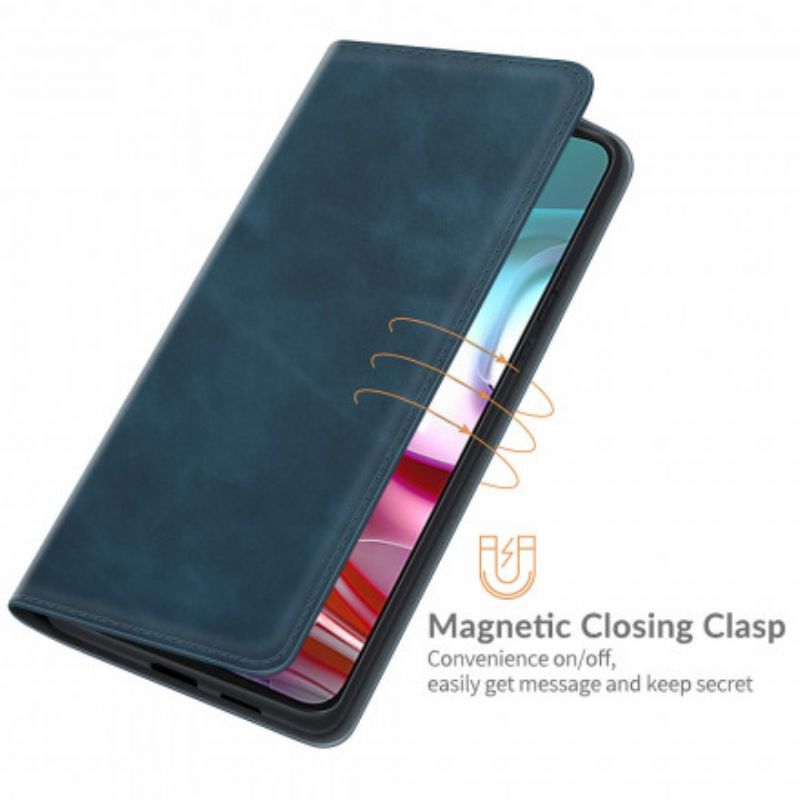 Flip Cover Moto G30 / G10 Silkeblødt Lædereffekt