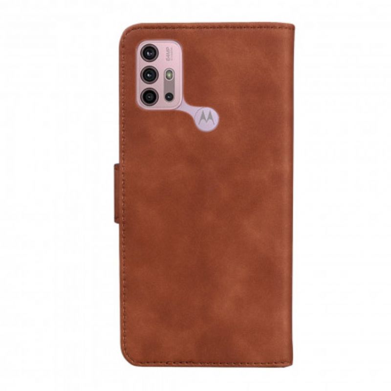 Flip Cover Moto G30 / G10 Style Læder Vintage Couture