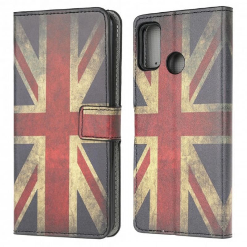 Flip Cover Til Moto G30 / G10 Flag England