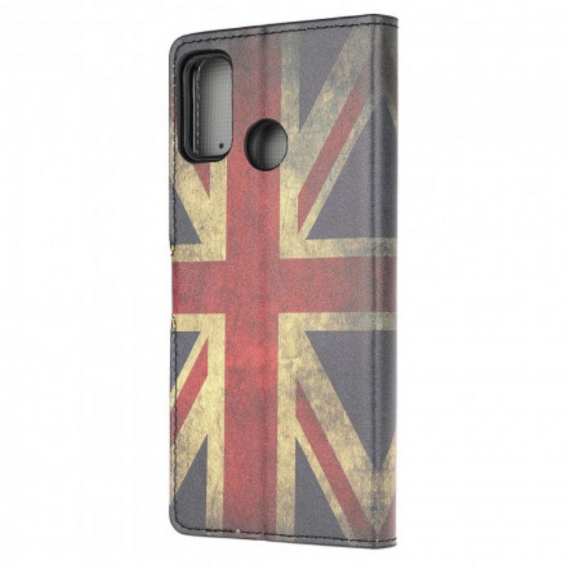 Flip Cover Til Moto G30 / G10 Flag England